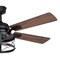 Vaxcel Elburn Black Farmhouse Ceiling Fan with Caged Drum LED Light Kit and Remote F0094 - alternate 10